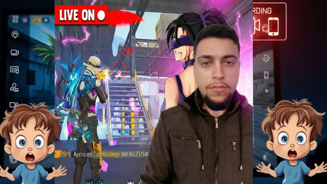JOGANDO FREE FIRE RANKED AO VIVO NO EMULADOR #free fire #gameplay#jogandoranked