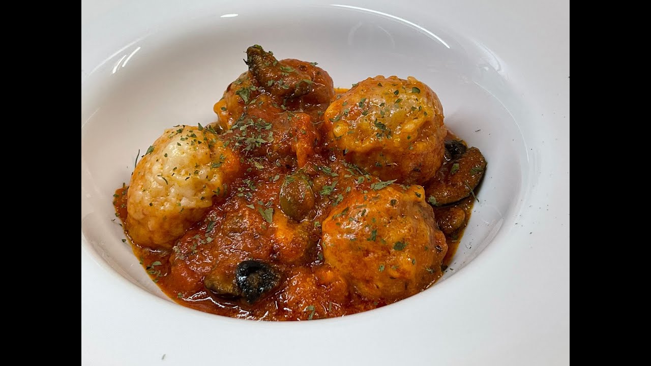 ALBONDIGAS A LA PARMESANA