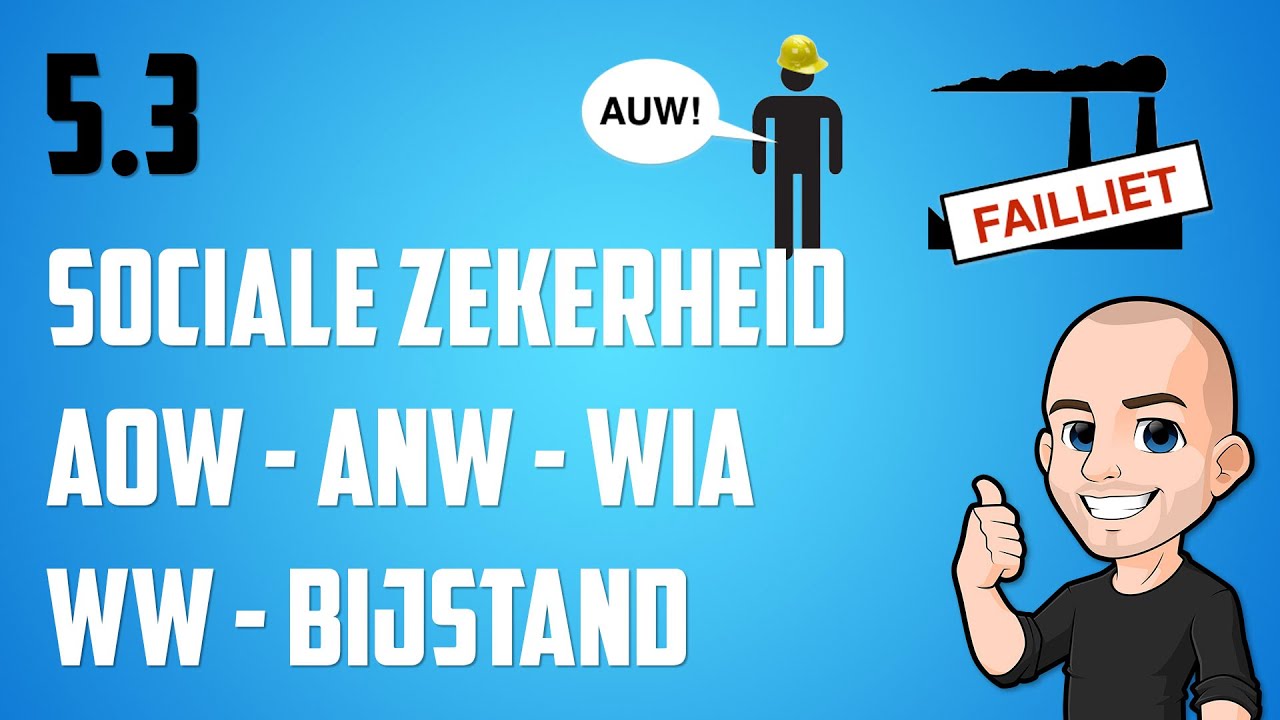 5.3 - Hoe werkt het stelsel van sociale zekerheid en welke uitkeringen moet ik kennen?