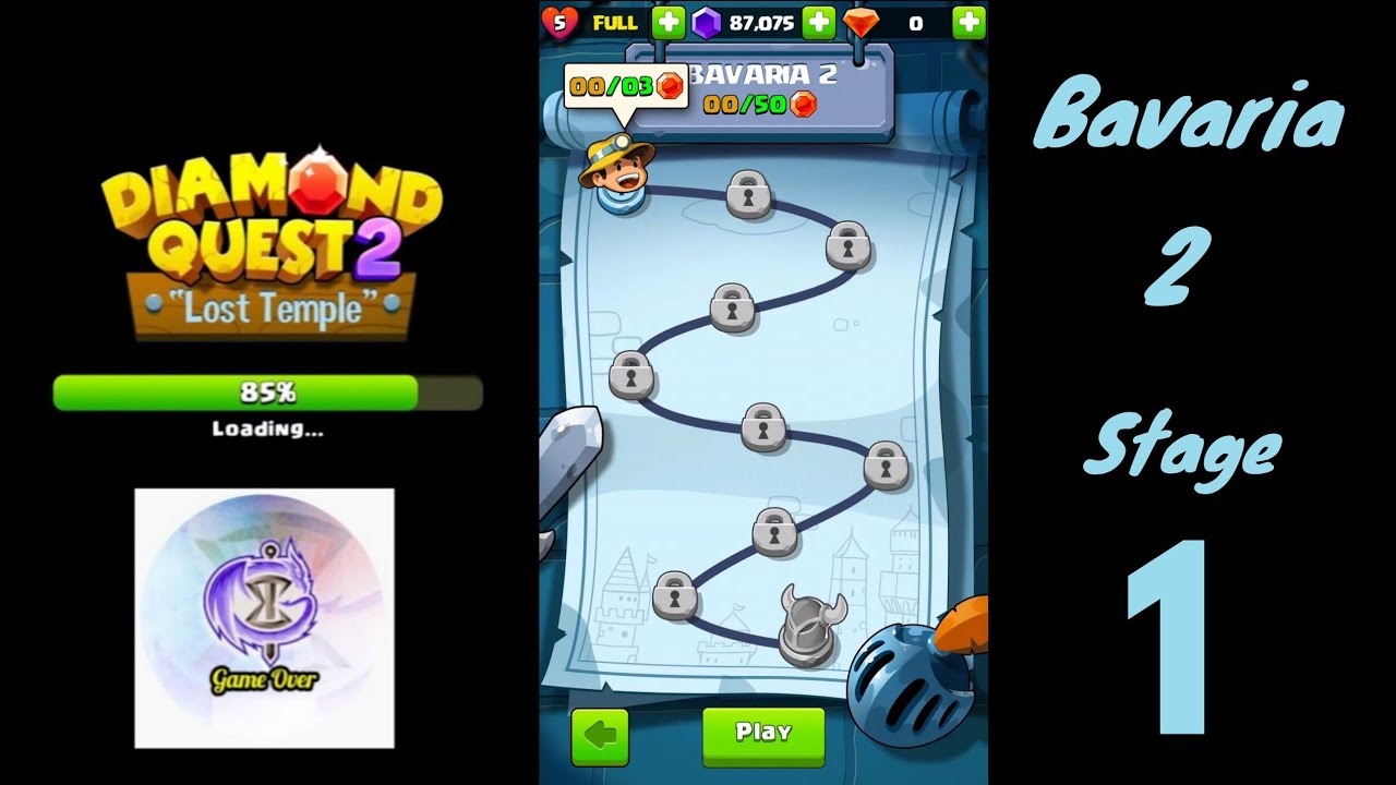 Diamond Quest 2 & Bavaria 2 Stage 1 & 1.1 entrance