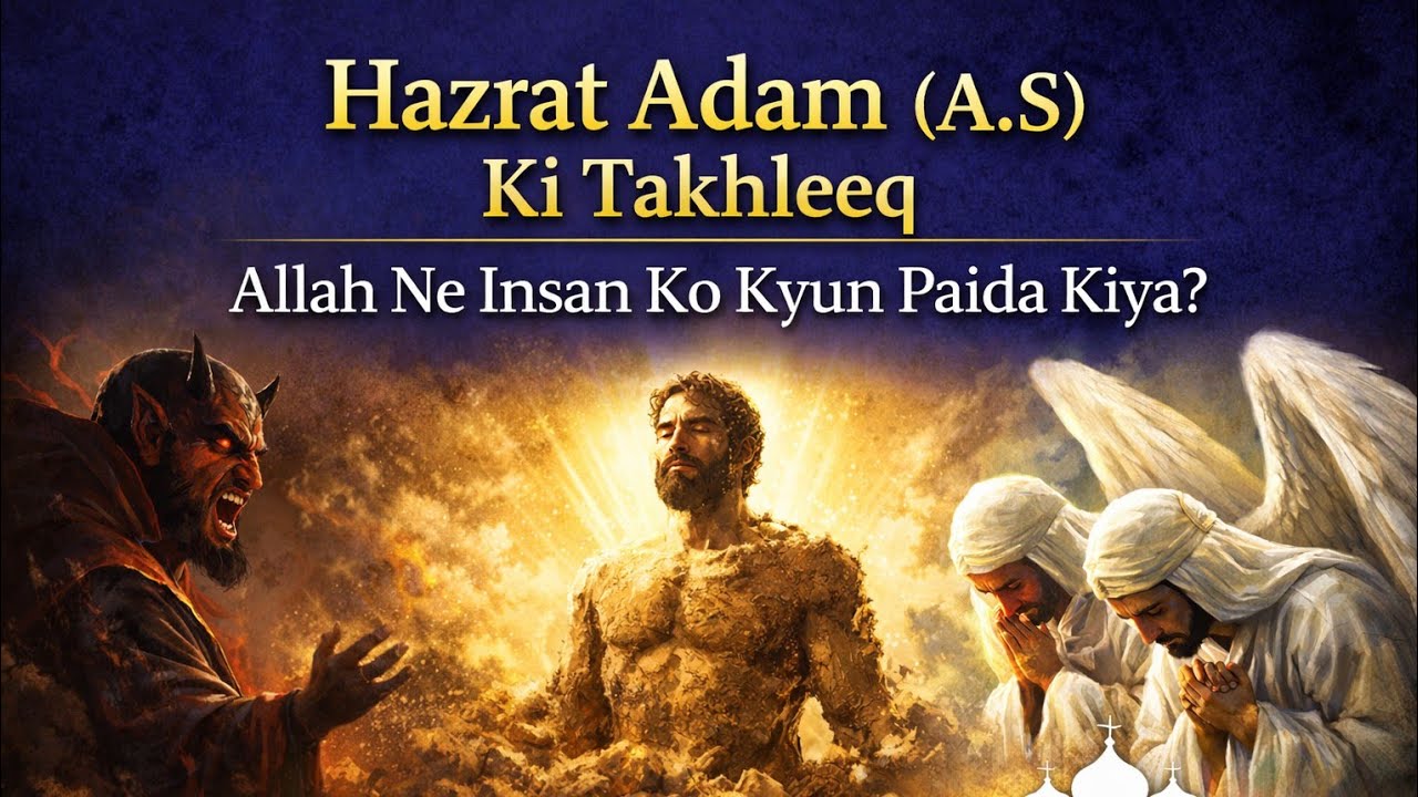 Allah Ne Insaan Ko Kaise Banaya? | Hazrat Adam (A.S.) Ki Puri Kahani | Creation of Human in Islam | 