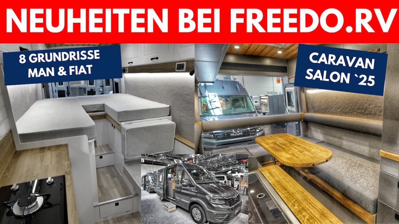 FREEDO.RV - Neue Varianten - Düsseldorf Caravan Salon 2025 - Qualität aus Polen