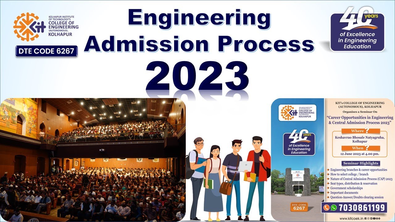 Centralised Admission Process (CAP) 2023 | What after #mhtcet results | #KIT_College_Kolhapur