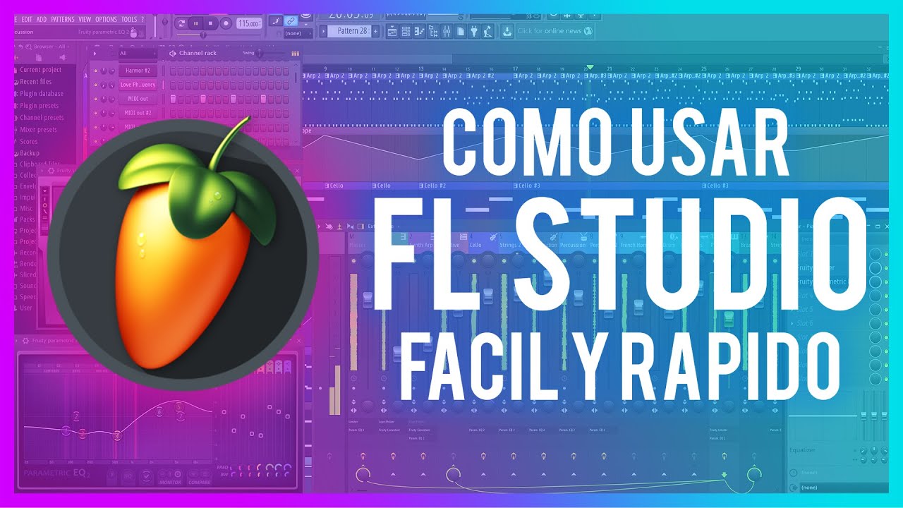 🟠 Cómo usar FL STUDIO 20 desde CERO | PRINCIPIANTES 🟠