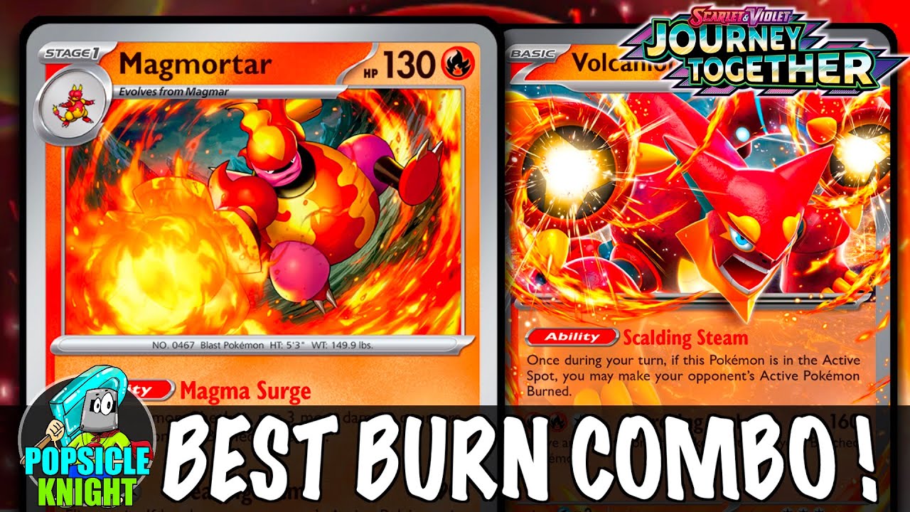 MAGMORTAR: Безумный урон от огня! с VOLCANION ex! Геймплей PTCGL (ПУТЕШЕСТВИЕ ВМЕСТЕ)