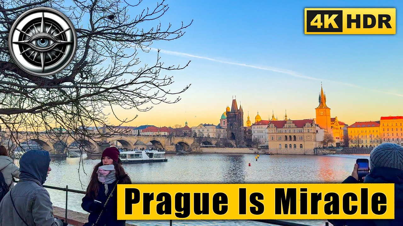 Why Everyone Falls In Love With Prague: Architecture & Nature | 4K ASMR