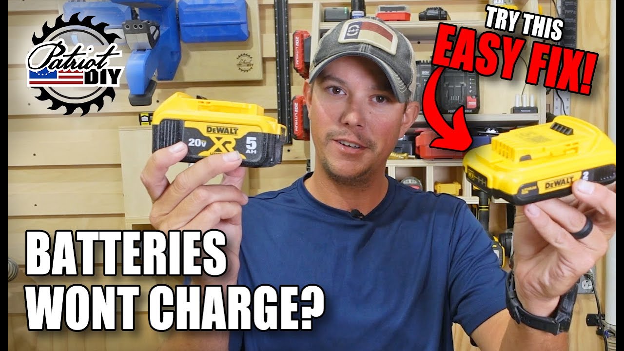 Tool Battery Wont Charge? Try This EASY FIX! - How To Revive Dead Cordless Tool Batteries