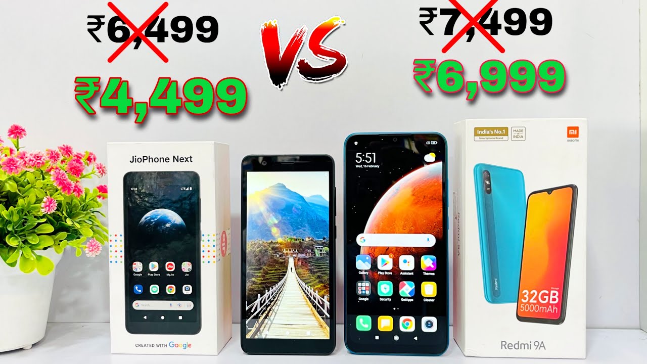 Jio Phone Next 🆚 Redmi 9A ⚡ Unboxing & Comparison || Cheap Budget smartphones 🔥