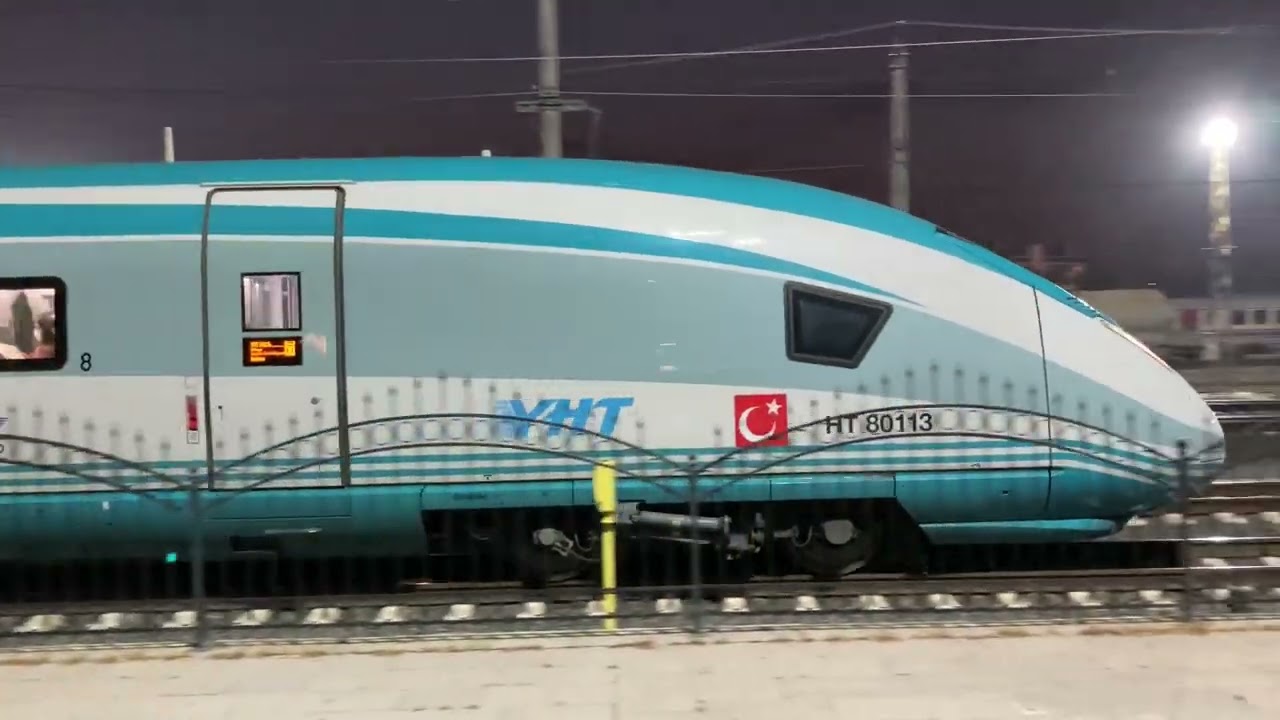 Siemens Velaro Konya Garı kalkış