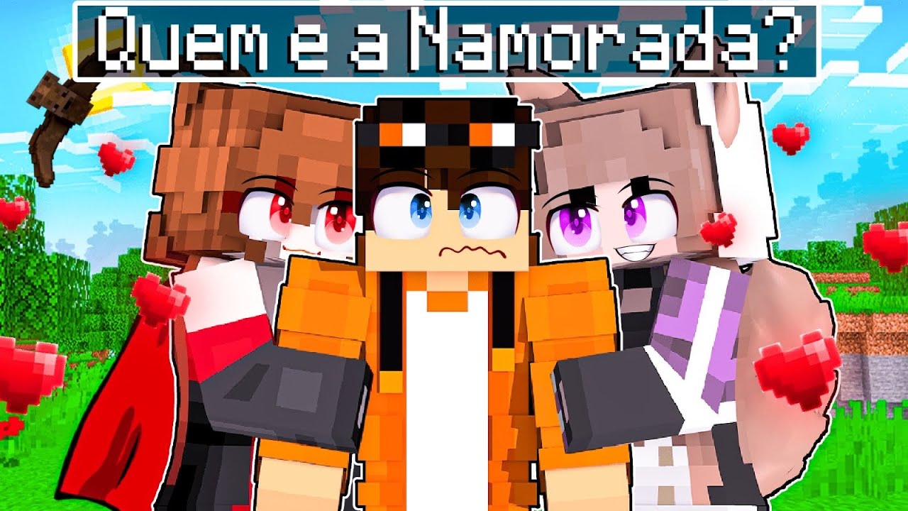 NAMORADA VAMPIRA ou NAMORADA LOBO no Minecraft!