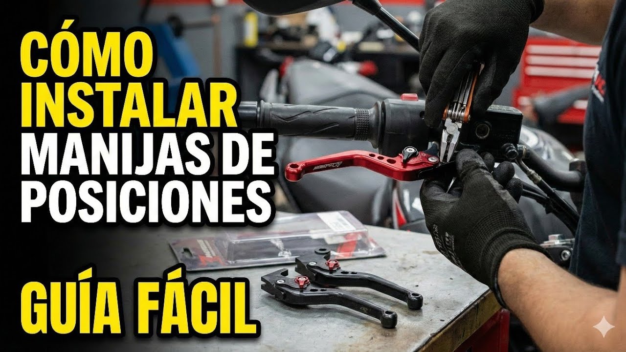 🛠️ Cómo INSTALAR MANIJAS de POSICIONES en tu Moto (Guía Fácil Paso a Paso)