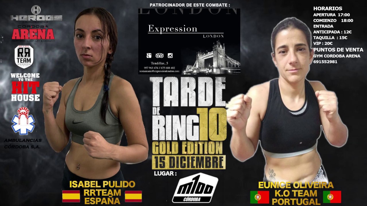RR Team - Tarde de Ring 15 Diciembre - Isabel Pulido (RR Team) Vs Eunice Oliveira (K.O Team)