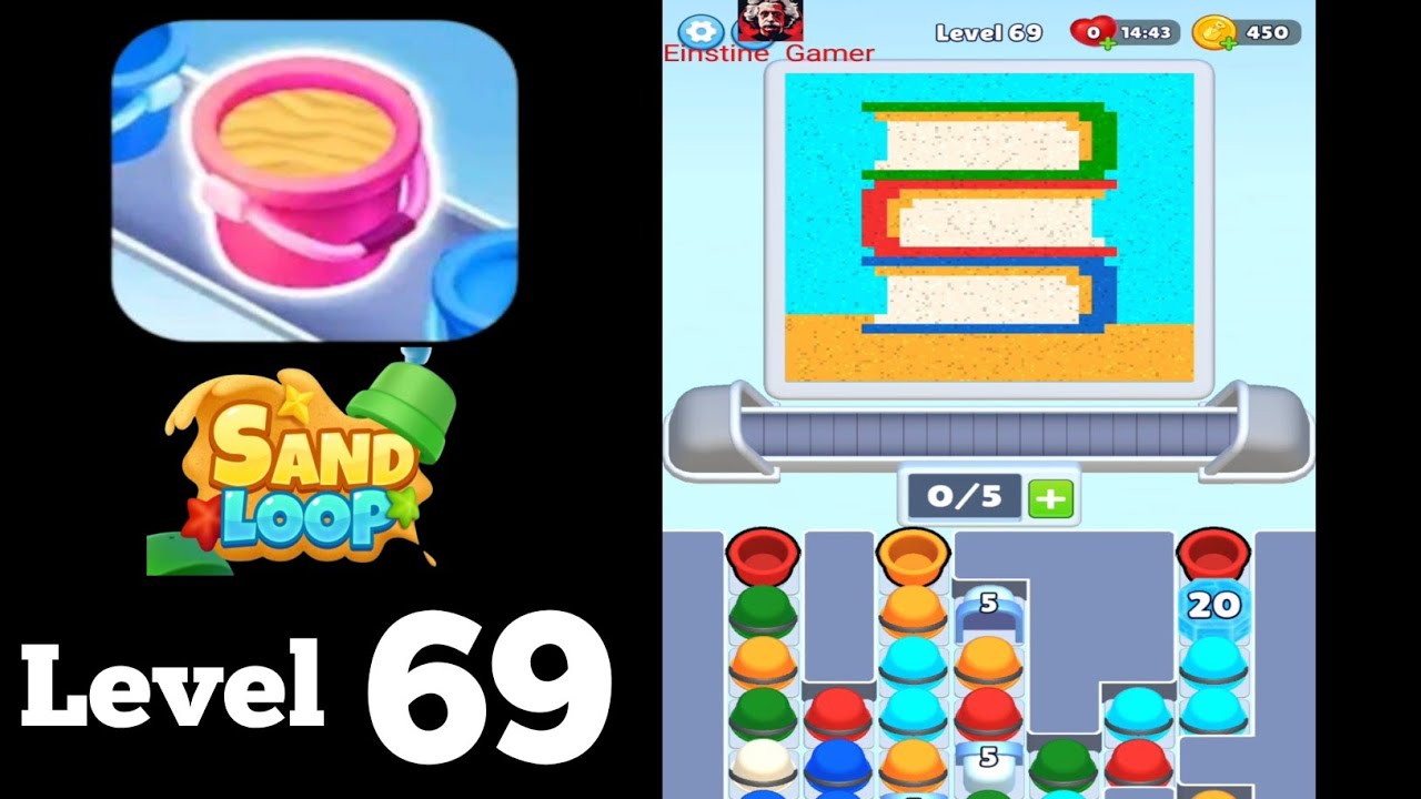 Sand Loop level 69 books Walkthrough Solution