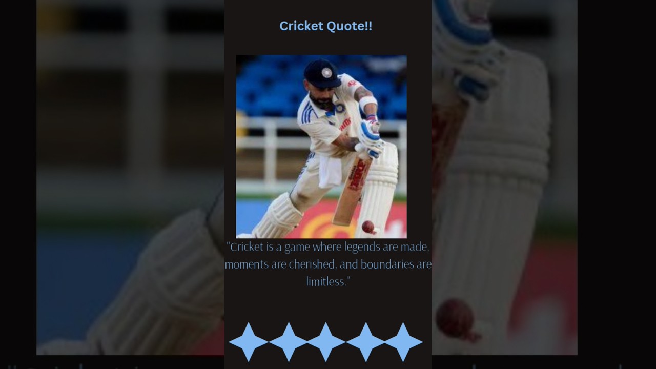 Cricket Quotes that will make your day|#cricket #cricketquotes #cricketshorts