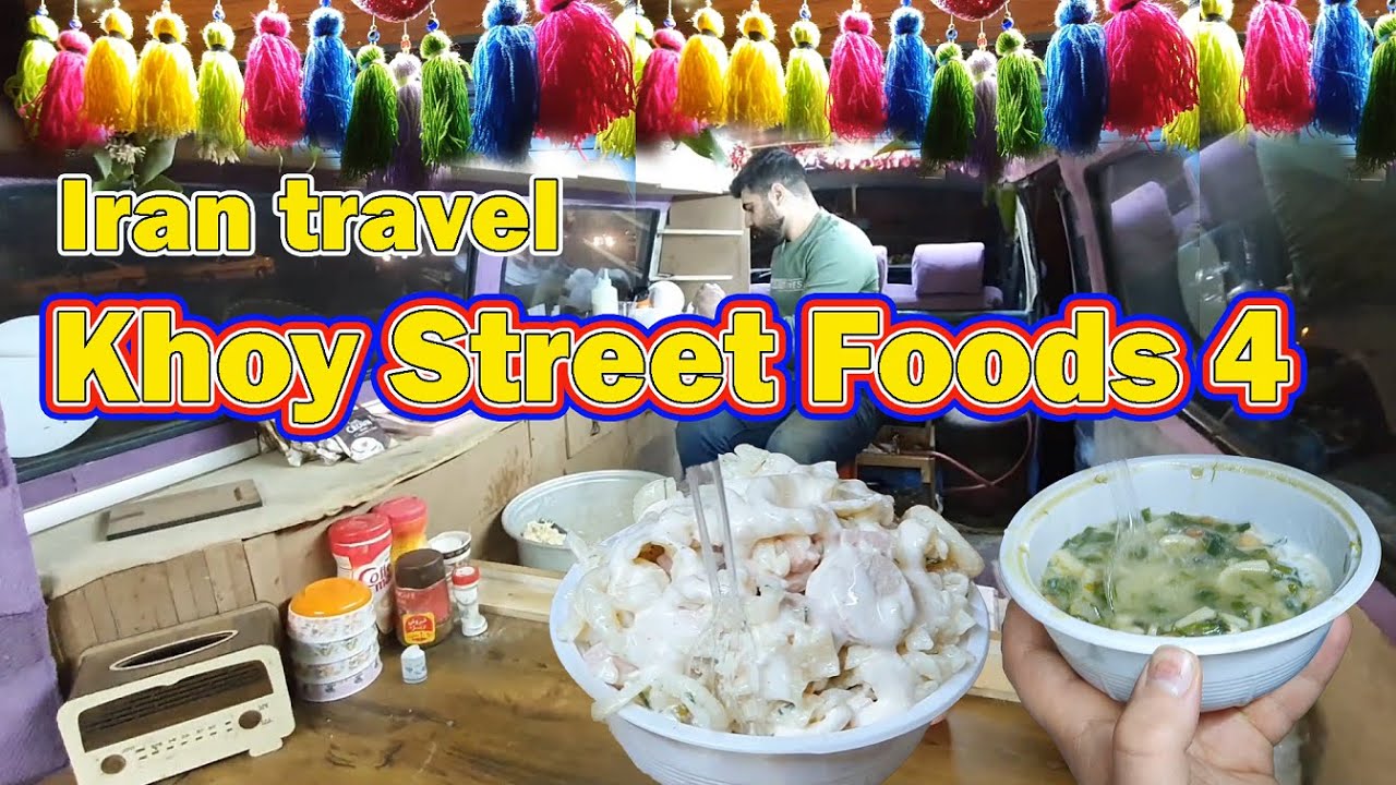 Khoy Street Foods 4 | Ashe Reshte and Salad Macaroni | Iran Travel