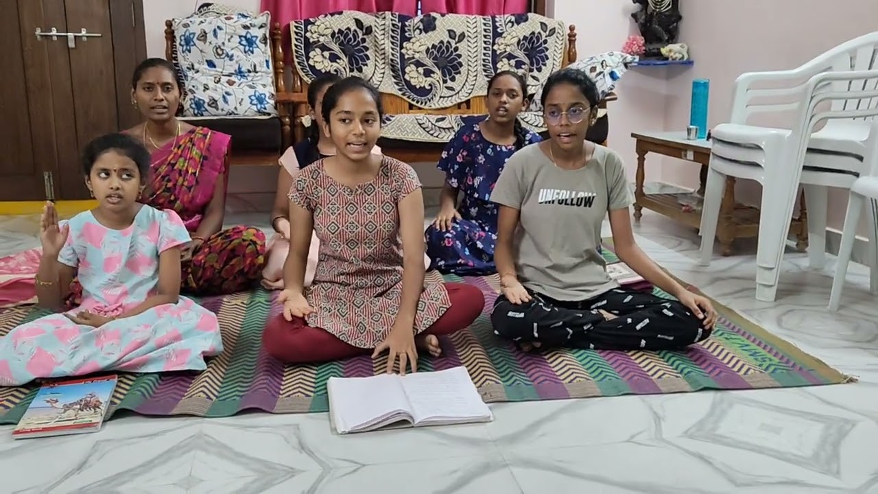 కొండలలో నెలకొన్న కోనేటి రాయడువాడు... అన్నమాచార్య కీర్తన..by students..
