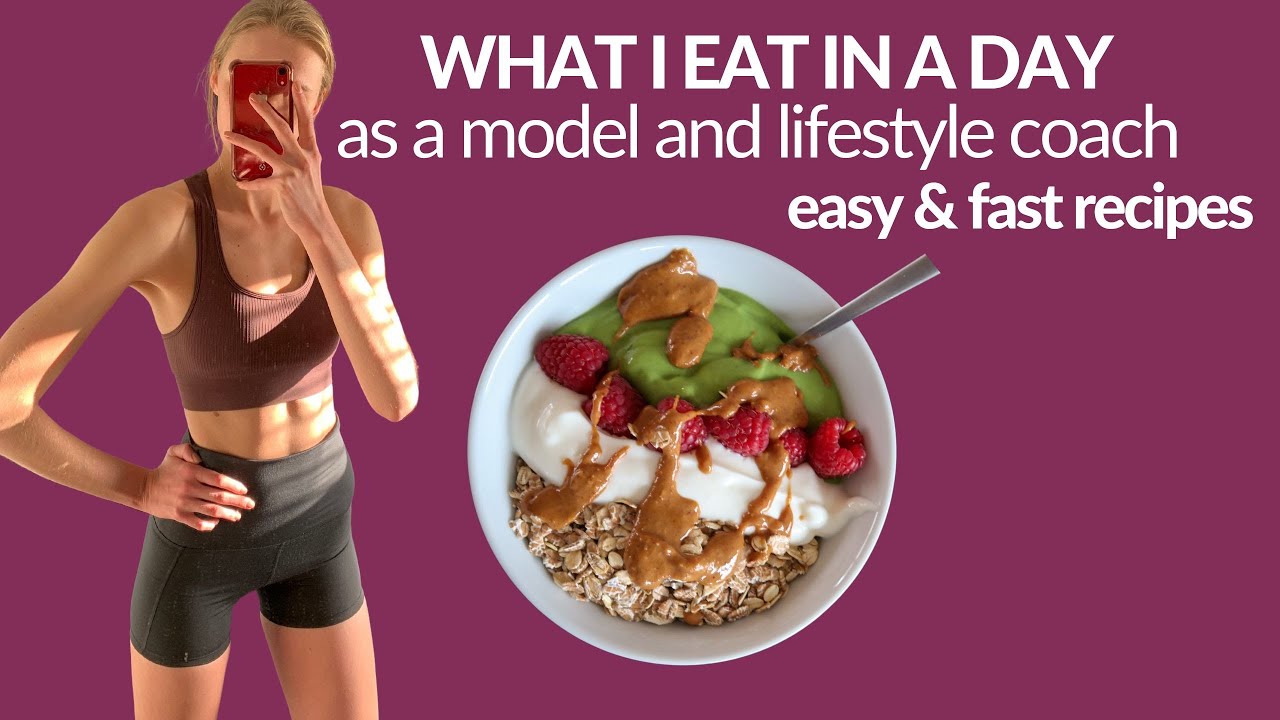 What I eat in a day as a model and lifestyle coach - easy and fast recipes / Nina Dapper