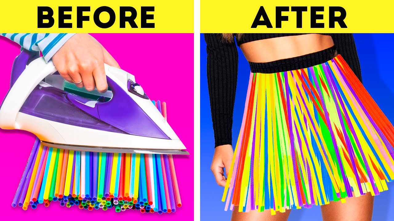 IDEE FAI-DA-TE PER RICICLARE || CANNUCCE COLORATE, PLASTICA E ALTRE IDEE