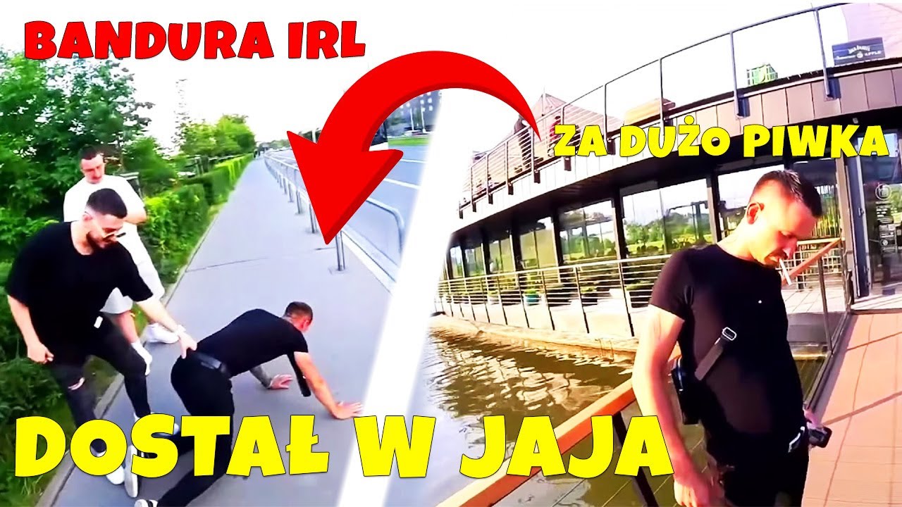 TUSZOL DOSTAŁ W JAJA I WYPAD NA MIASTO BUNGEE *BANDURA IRL*