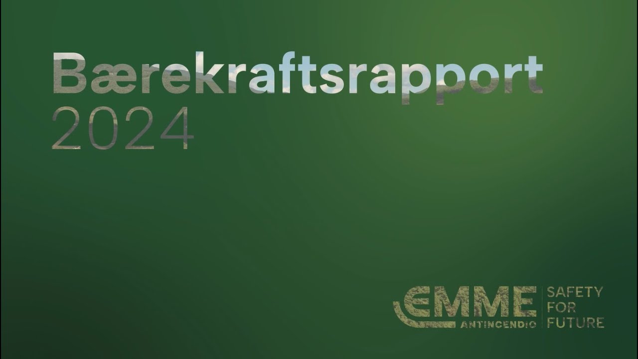 Bærekraftsrapport 2024 – EMME Antincendio Srl
