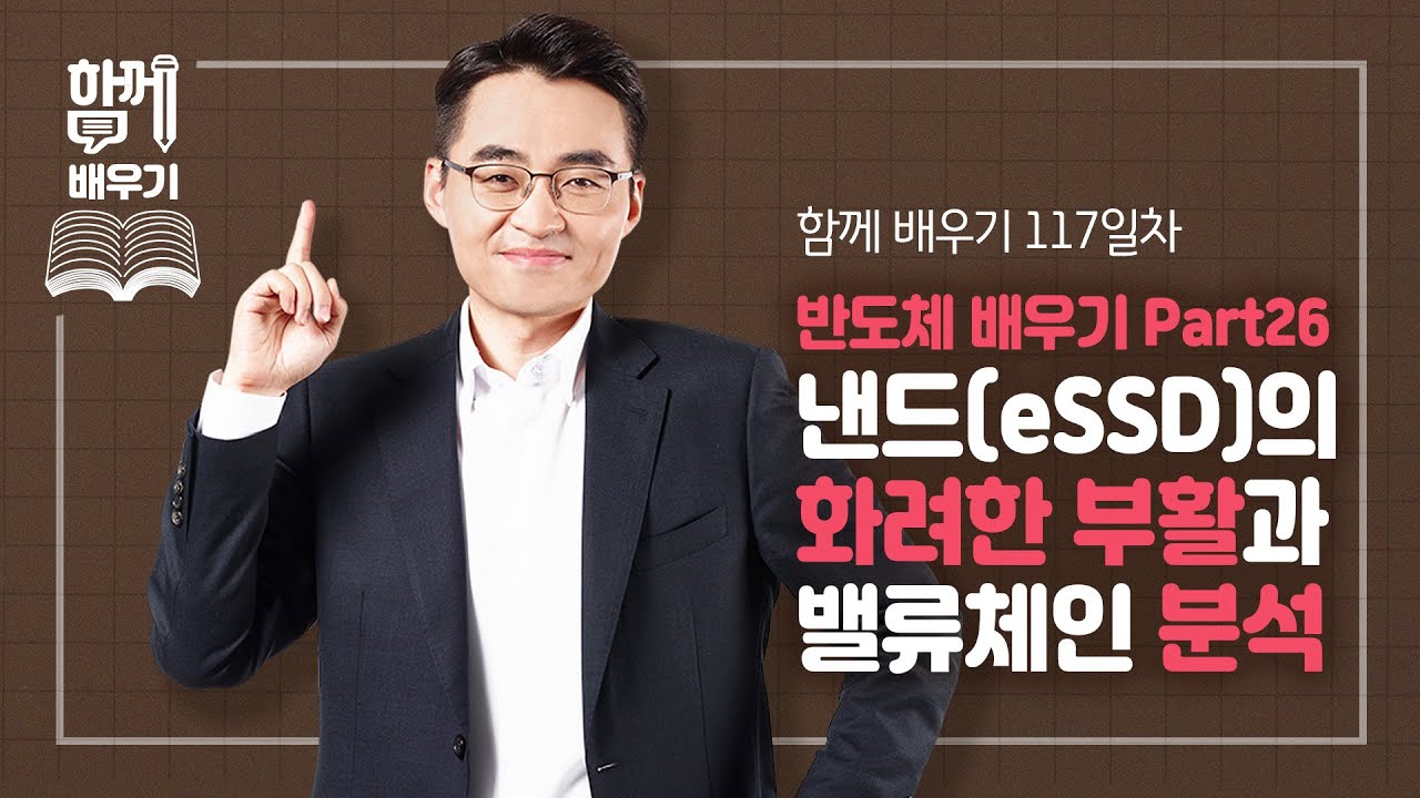 [함께배우기] 117일차, 반도체 배우기 part 26 - 낸드(eSSD)의 화려한 부활과 밸류체인 분석