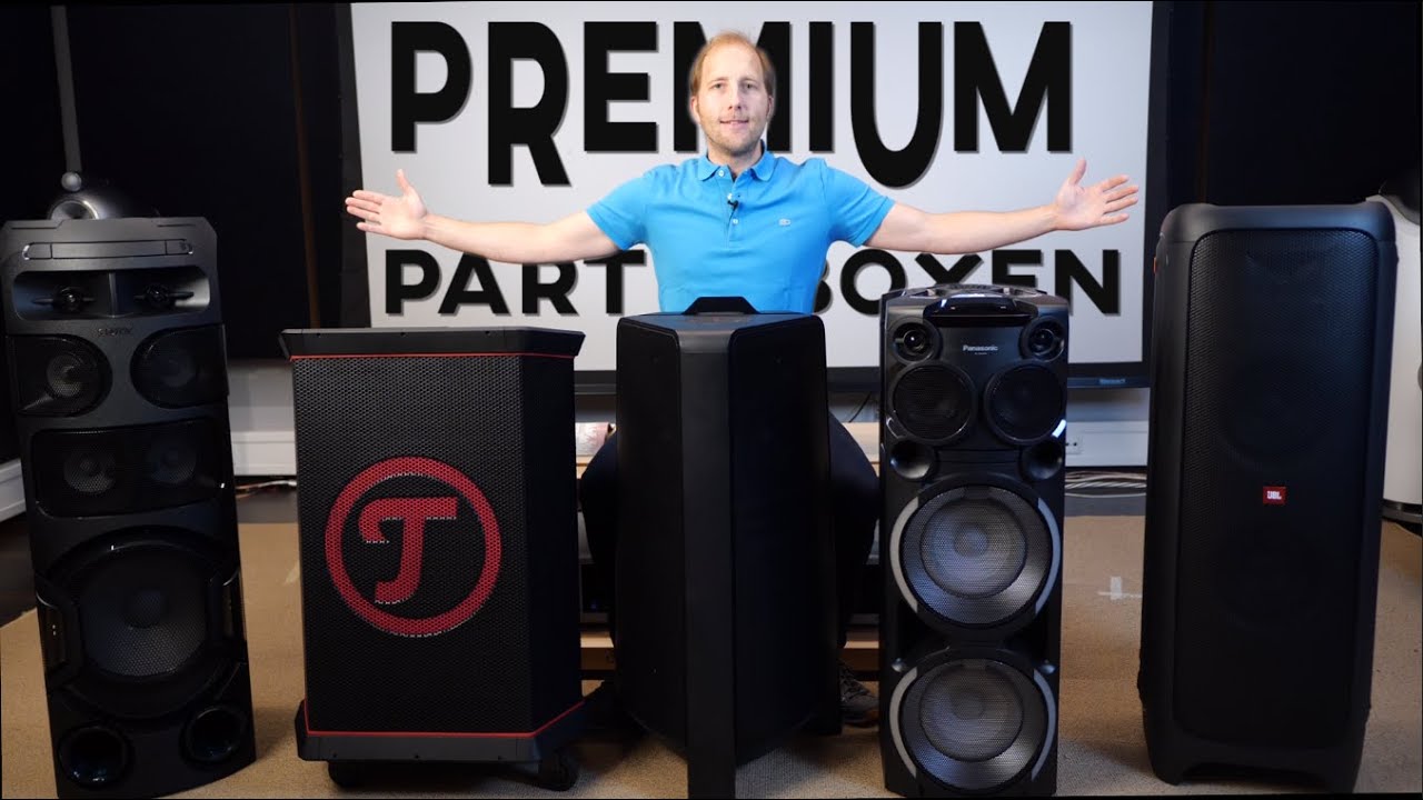Test: JBL vs. Teufel vs. Sony vs. Panasonic vs. Samsung - 5 Premium-Partyboxen im Vergleich