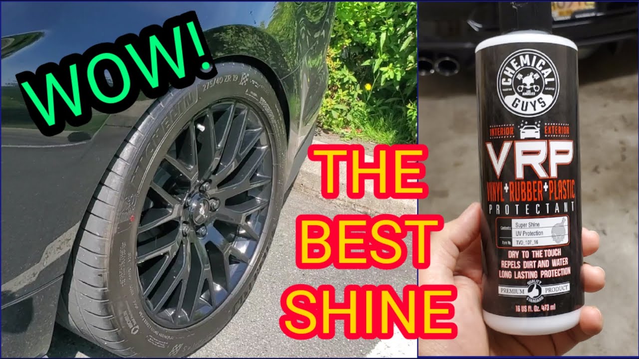 CHEMICAL GUYS VRP REVIEW & RESULTS *VINYL/RUBBER/PLASTIC SHINE*