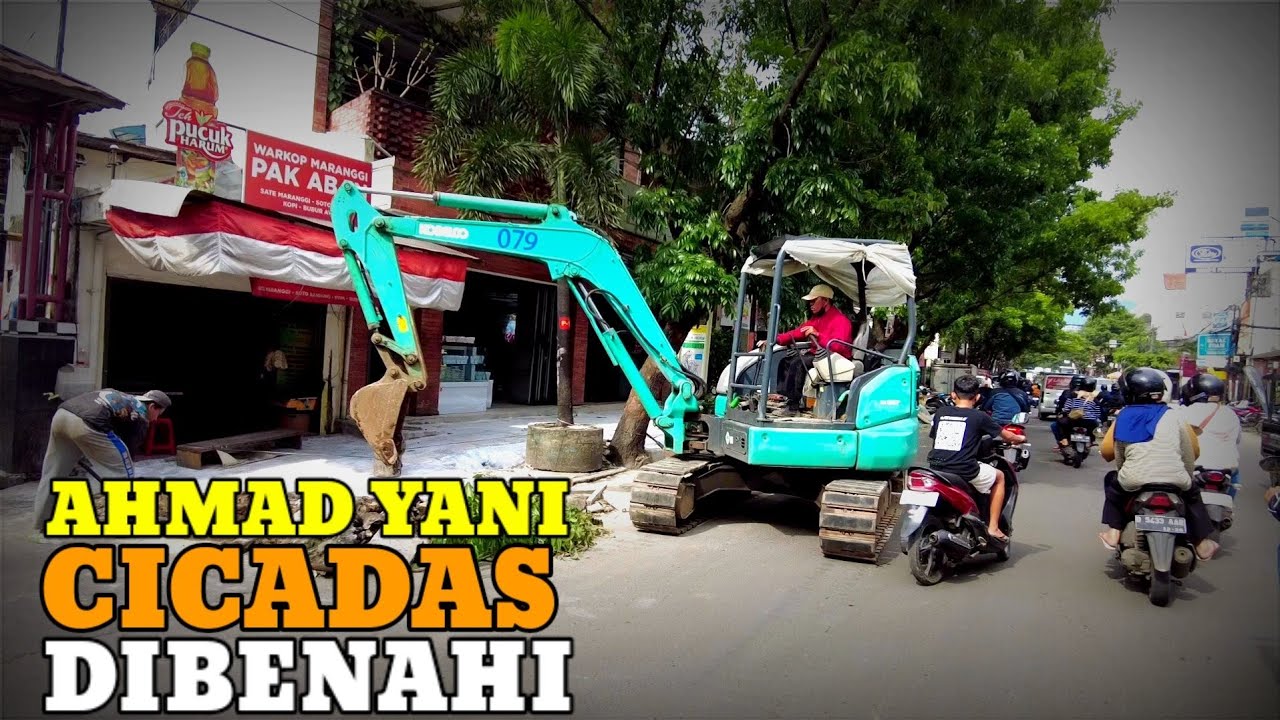 KONDISI SEKITARAN CICADAS AHMAD YANI Mulai Dibenahi‼️Pangling Trotoarnya sudah Bagus