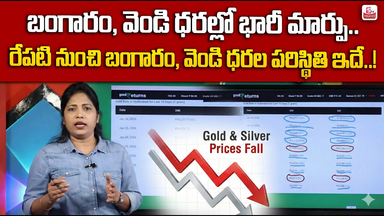 Tomorrow Gold & Silver Rate Prediction | Gold Price in India 2026 | | Gold Price | SumanTV Naveena