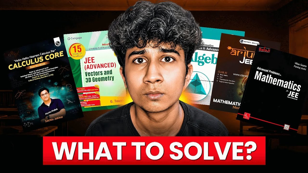 Best Mathematics Books For JEE Mains & Advanced 🎯| Complete Guide | JEE 2027/28