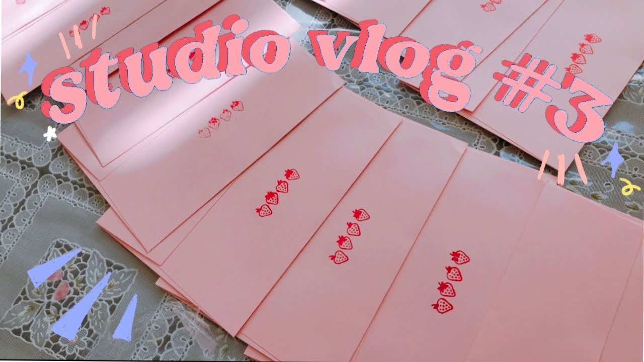 studio vlog #3 | preparing for a shop update, creating new products, packing 🌙