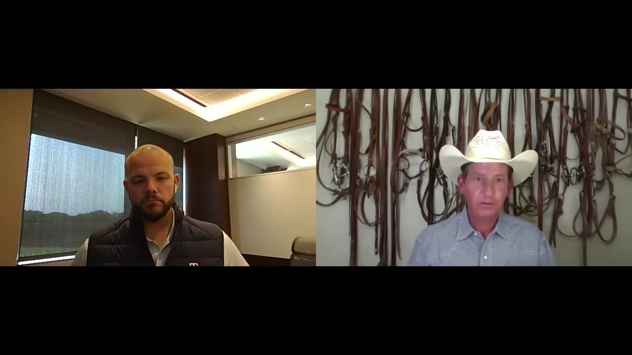 Scott Knudsen (Cowboy Entrepreneur) with Sean Decker EVP Sports & Entertainment  Texas Rangers