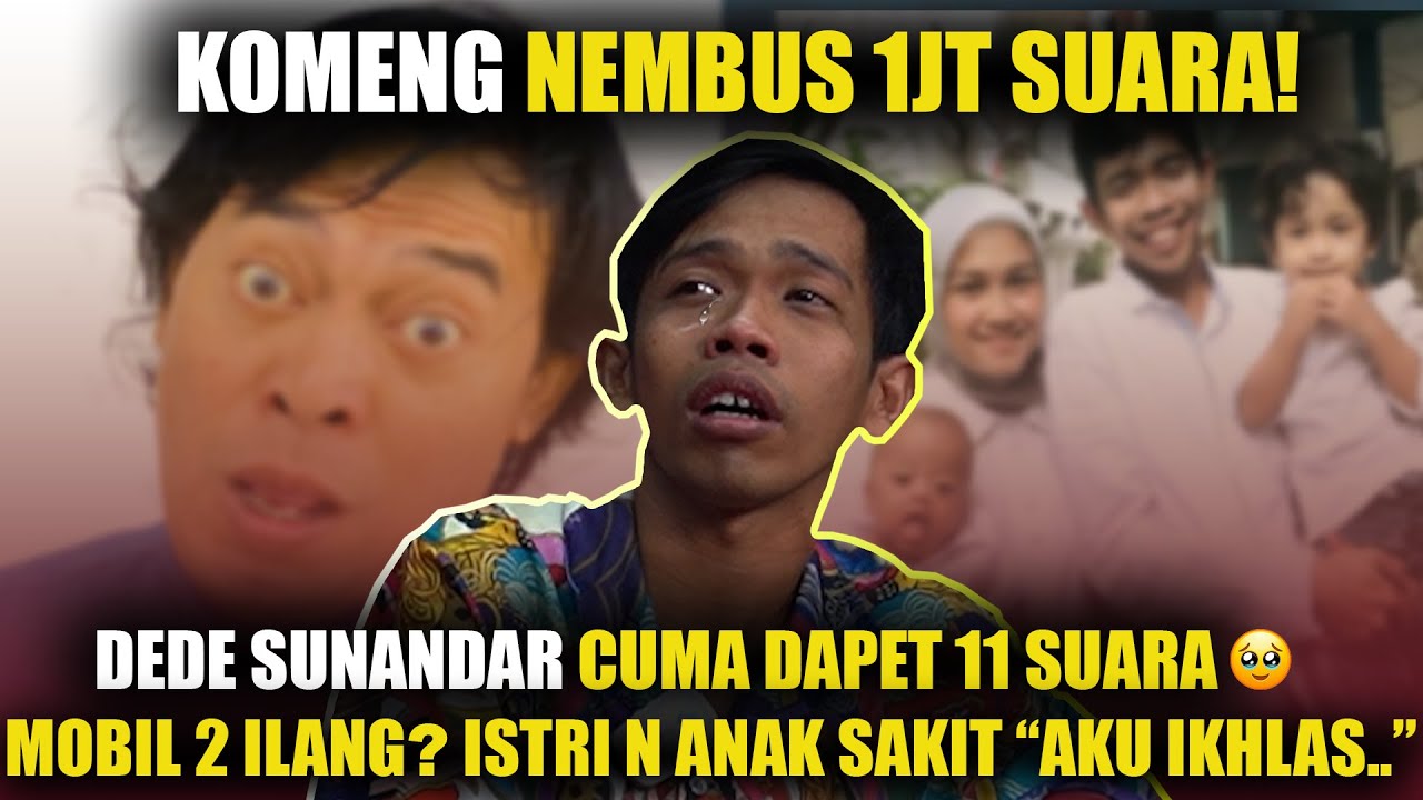 DEDE SUNANDAR GA PAKE FOTO KY KOMENG,TERNYATA KRN..🥹