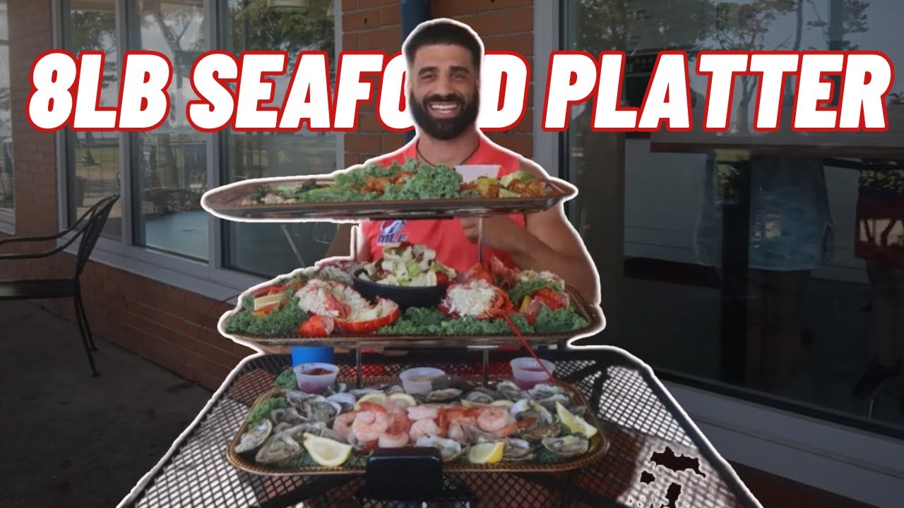 8LB 3-TIER SEAFOOD PLATTER FOR 6 PEOPLE - RIPKAS BEACH CAFE - NORWALK, CT