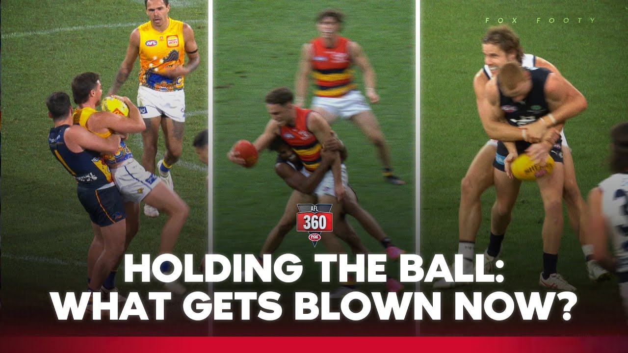 11 recent 'holding the ball' calls RE-EXAMINED under fresh rule 📽️ 🤔 | AFL 360 | Fox Footy