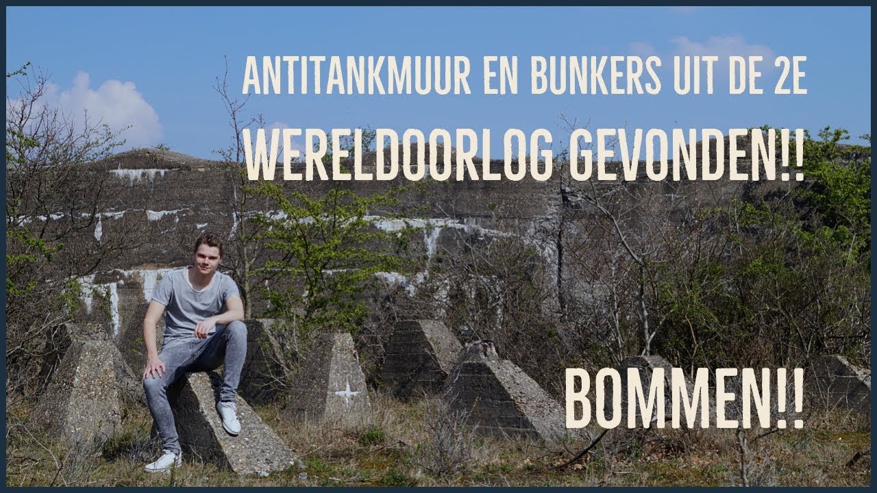 (ATLANTICWALL) en BUNKERS uit de 2e wereldoorlog gevonden in NEDERLAND!!