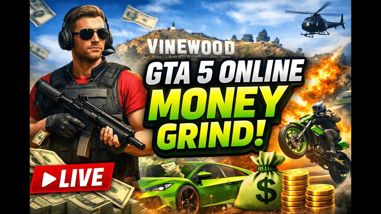 GTA Online Live Stream 💸 Solo Money Guide | Hindi
