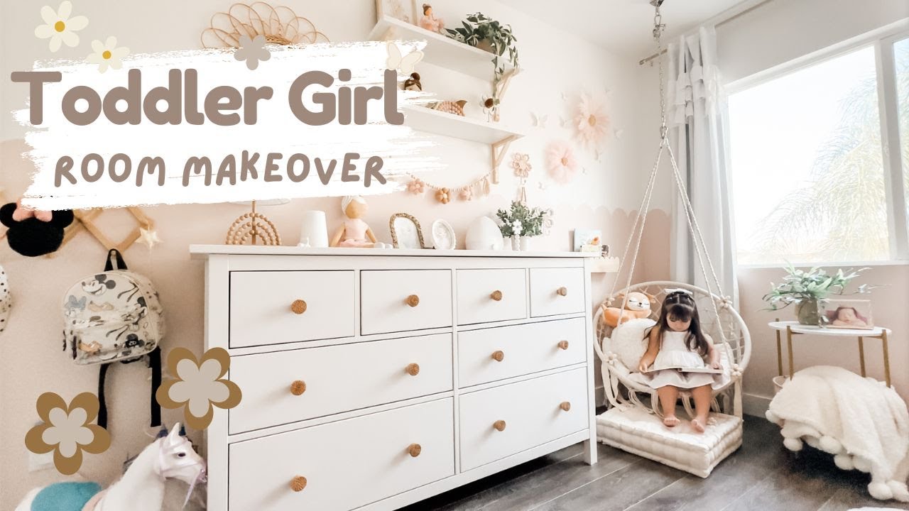 ADORABLE TODDLER GIRL'S ROOM | Toddler Girl Room Makeover | Little Girl Bedroom |