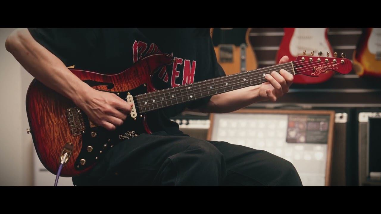 Momose MC-HOLLOW-FLAME TOCHI SP’25/J Cherry Sunburst