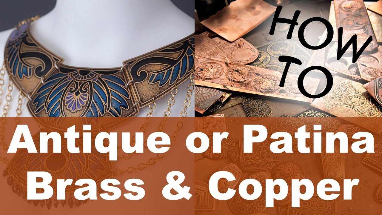 Adding a Patina or Antique finish to Brass and Copper Jewelry - Oxidizing Metal - Liver of Sulfur