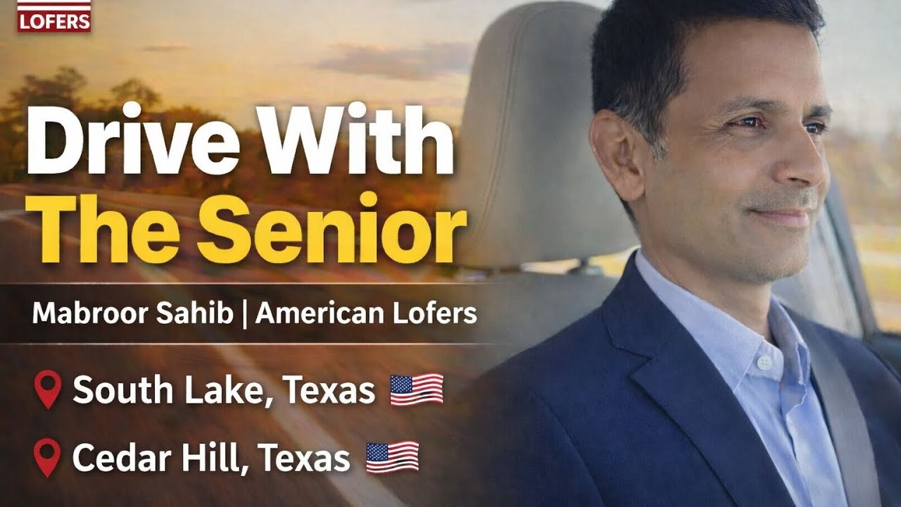 Drive With The Senior | Southlake & Cedar Hill Texas 🇺🇸 | American Lofers