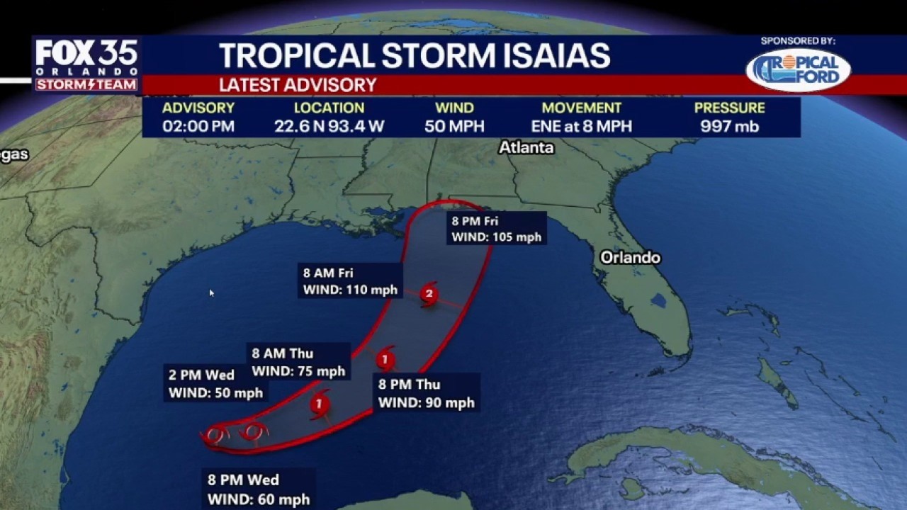 Tropics forecast: Watching Isaias, rain across Central Florida