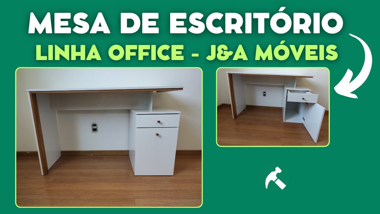 MONTAMOS A ESCRIVANINHA DA LINHA OFFICE J&A MÓVEIS