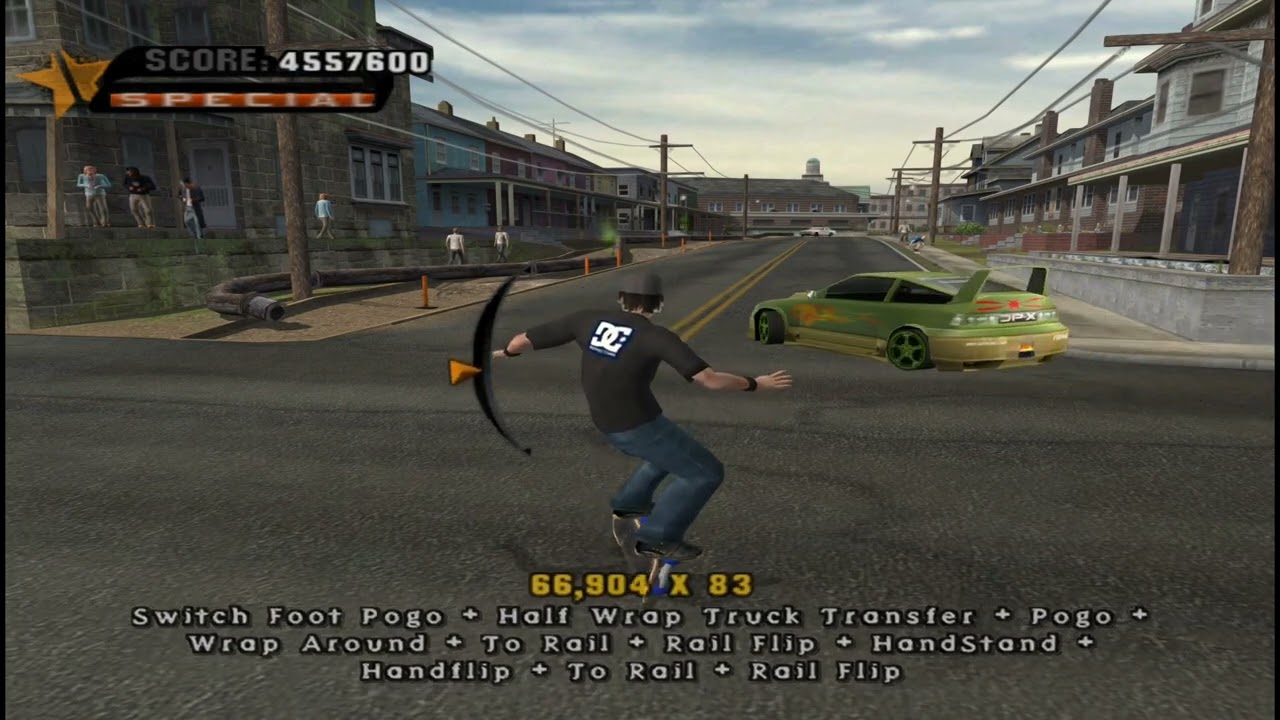 Tony Hawk's Underground 1 - New Jersey (Gameplay)