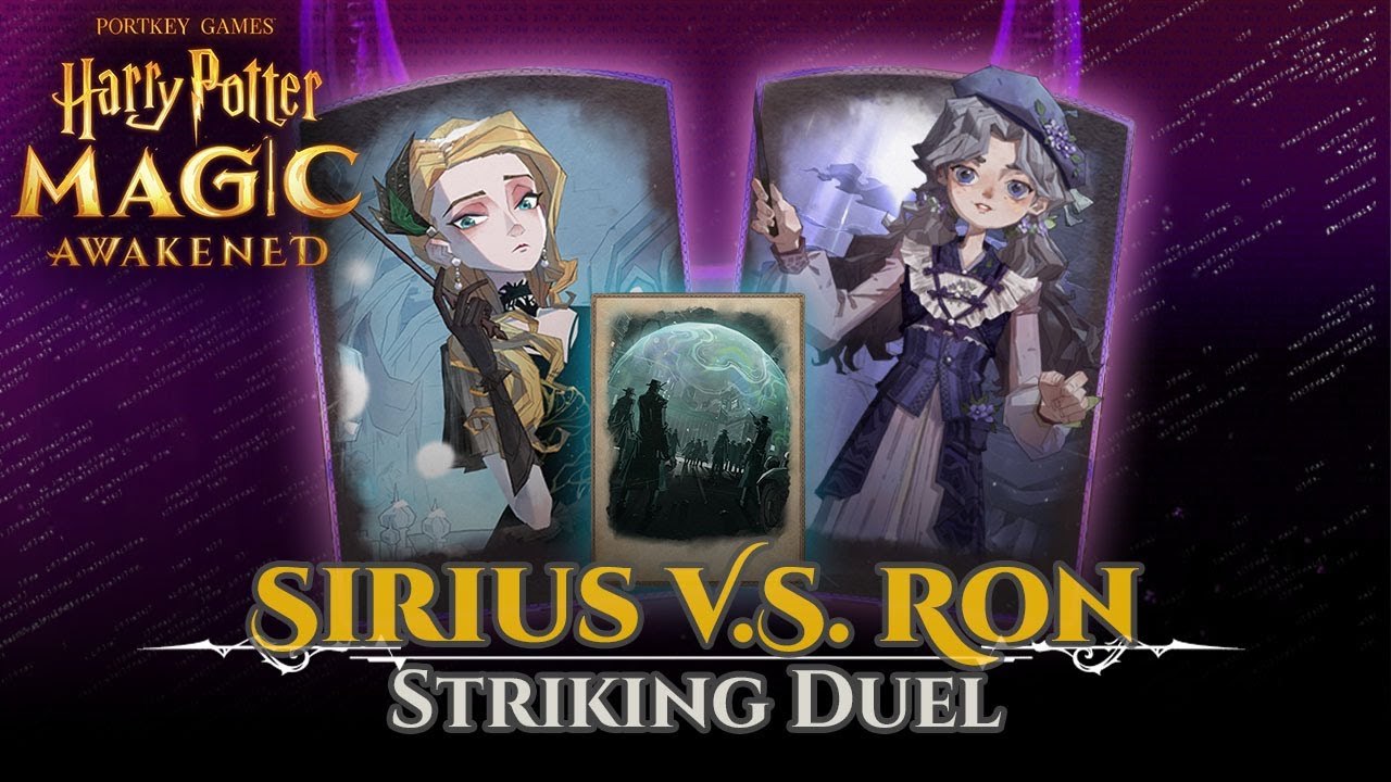Harry Potter Magic Awakened : Sirius Black's Echoes vs Ron Echoes 1VS1 Pro Player [ CN ]