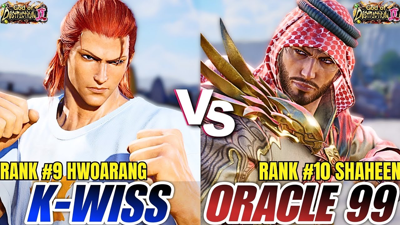 Tekken 8 - K-Wiss (Hwoarang) vs Oracle 99 (Shaheen) | High Level Ranked Matches