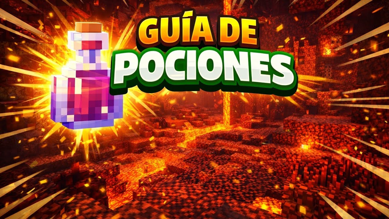 COMO HACER POCIONES DE VISION NOCTURNA, CAIDA LENTA Y MAS MINECRAFT -guia de pociones