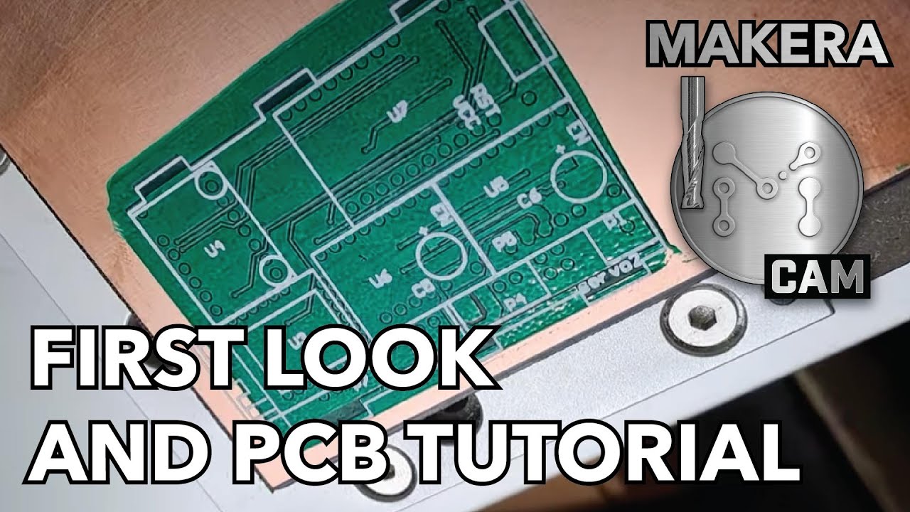 Makera CAM beta Test preview and PCB tutorial