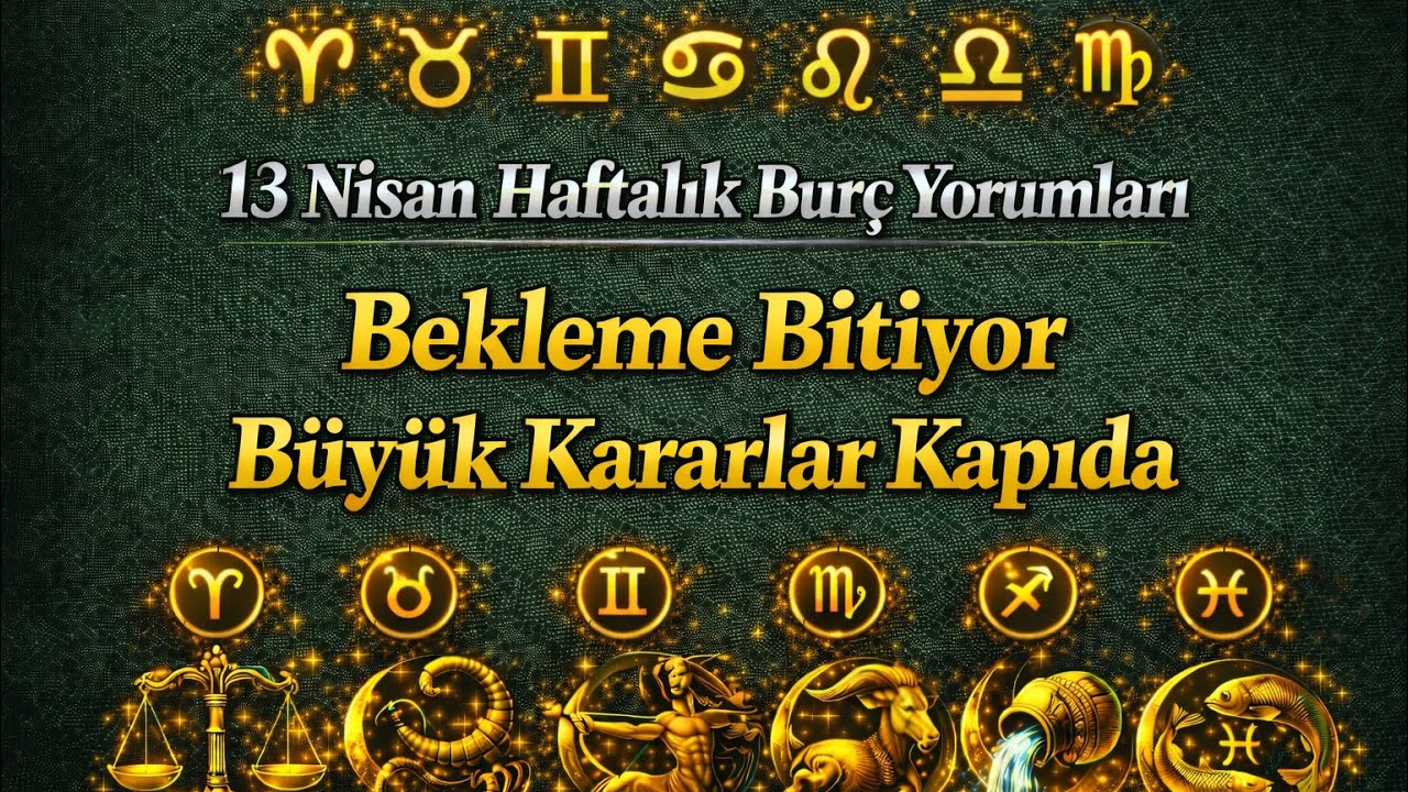 13 Nisan Haftalık Bur&ccedil; Yorumları - T&uuml;m Bur&ccedil;lar