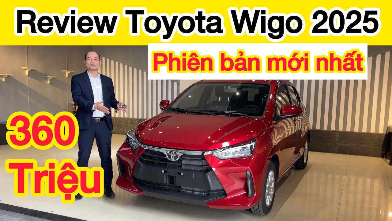 Đánh giá xe Toyota Wigo 2025 phiên bản nâng cấp mới nhất, Giá từ 360 triệu lăn bánh 5 chỗ nhập khẩu